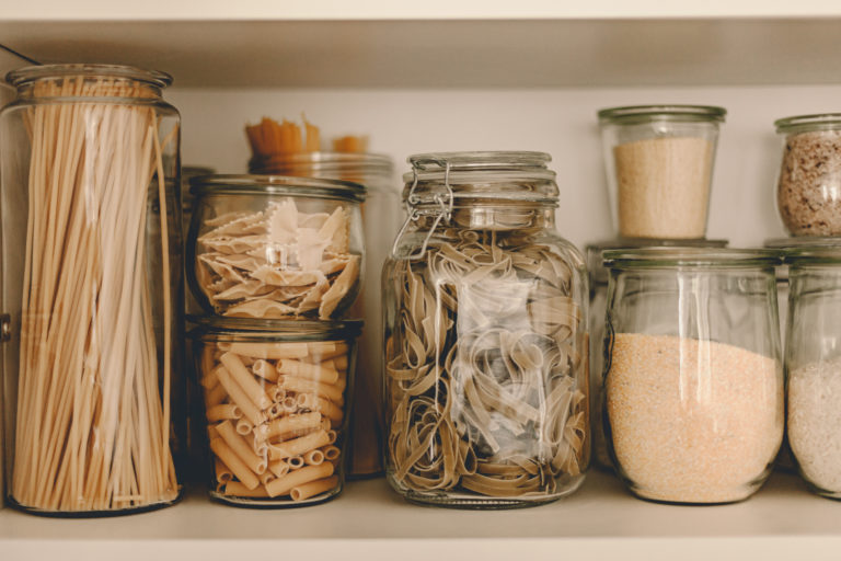 common food found in kitchen pantry